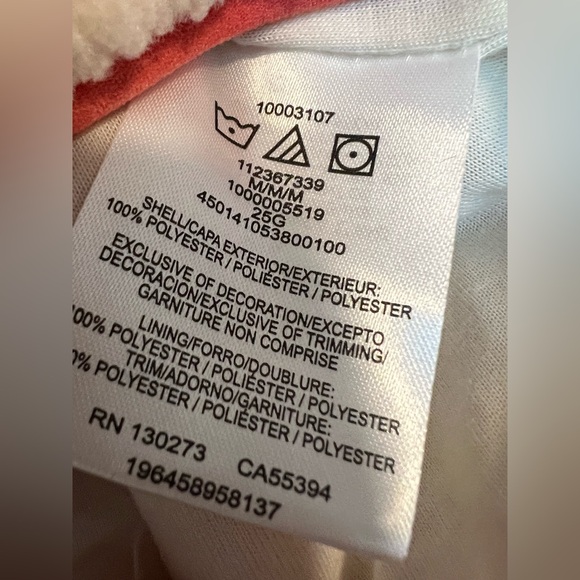 Wrangler Retro Half-Snap Sherpa Pullover in White, Size Medium - Picture 13 of 13